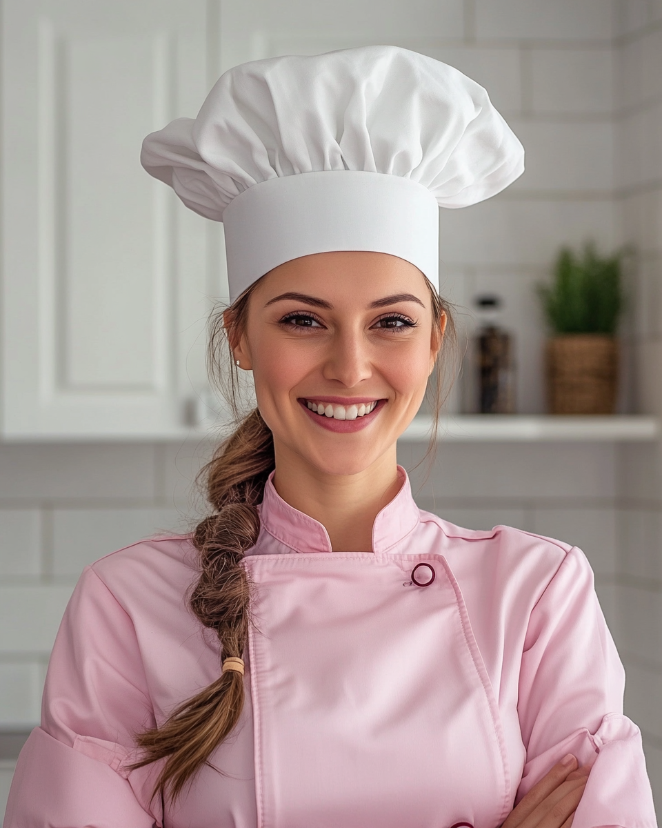 inesboulila photo of a 33 year old woman wearing a chefs hat an c68ad1e3 b308 4a52 97f0 9ce667b6ed4c