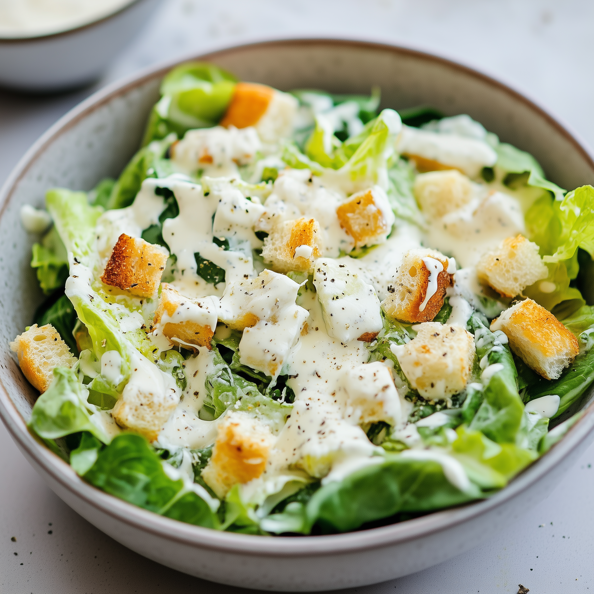 u5639319513_a_bowl_of_salad_on_a_counter_with_white_caesar_dres_e29ca7ee-9bdf-401e-bafa-002cd3f82fd3
